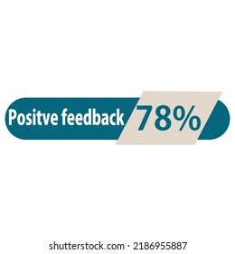 Vektorpositive Rückmeldung in Form eines sehr attraktiven Prozentsatzes