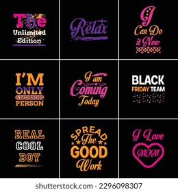 Vector positive lettering t shirt design