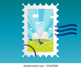 Vector post mark