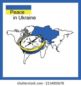 Vektor-POST-Frieden in der Ukraine