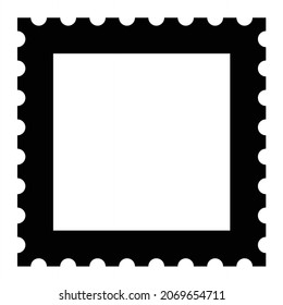  Vector Post Stamp Glyph Icon Design
