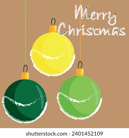 Vektorpostkarte zu Weihnachten. Herzlichen Glückwunsch zum neuen Jahr.