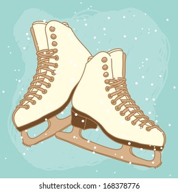 Ice Skating Cartoon Images, Stock Photos & Vectors | Shutterstock