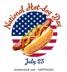 National Hot Dog Day Images Stock Photos Vectors Shutterstock