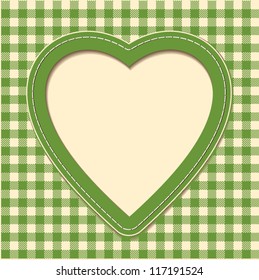 Vector postcard for Valentine's Day in vintage style