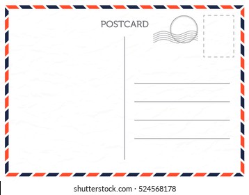 Векторная открытка с текстурой белой бумаги