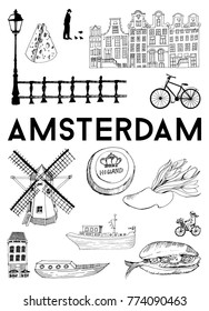 Vector poster Amsterdam