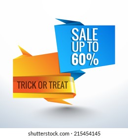 Vector Poster, banner or background for Halloween.