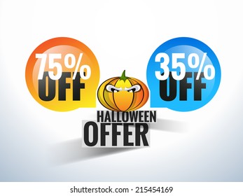Vector Poster, banner or background for Halloween, can be use for print and publishing.
