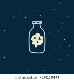 Vector poster dairy products