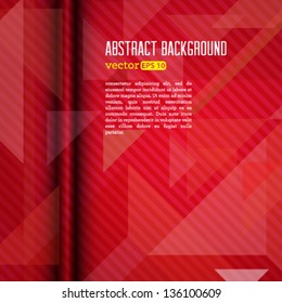 Vector poster design template background.