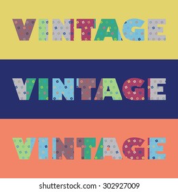 Vector poster with double exposure effect in POP ART style