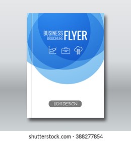 Vector Poster Flyer Template. Abstract pink colorful Background for Business Flyers, Posters and Placards. Flat Style.