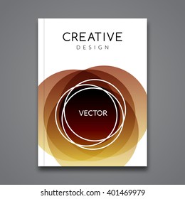 Vector Poster Flyer Template. Abstract colorful Background for Business Flyers, Posters and Placards. Brochure tamplate.
