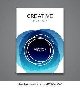 Vector Poster Flyer Template. Abstract colorful Background for Business Flyers, Posters and Placards. Brochure tamplate.