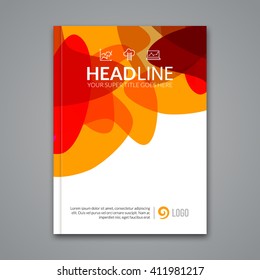 Vector Poster Flyer Template. Abstract colorful Background for Business Flyers, Posters and Placards. Brochure tamplate.