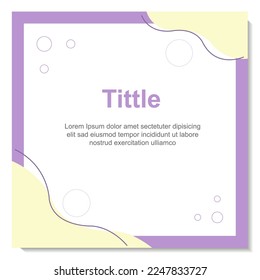 Vector Poster Flyer Template. Background for Business Flyers, Posters and Placards. Brochure tamplate.