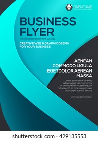 Vector poster or flyer for your business.