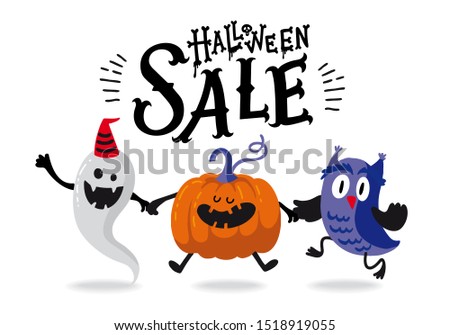 Similar – Image, Stock Photo Monster dance | chalk drawings on sidewalk slabs