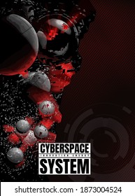 Vector poster of hi-tech concept 