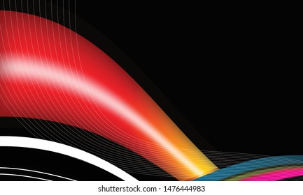 vector poster of modern colorful flow. Liquid form for your design project. EPS 10