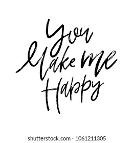 Vector poster with phrase. Typography card, image with lettering. Black quote in grunge style. Design for t-shirt and prints.