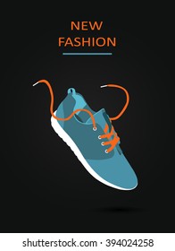 Vector poster - running and sport