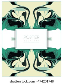 Vector poster texture watercolor acrylic ink hand drawn illustration, abstract, print . Template for a sail, party, wedding invitations, invitation, envelope, Valentine card design, mock up poster