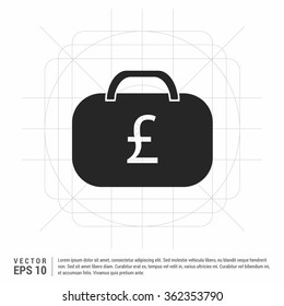 Vector Pound Money Bag icon