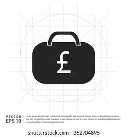 Vector Pound Money Bag icon