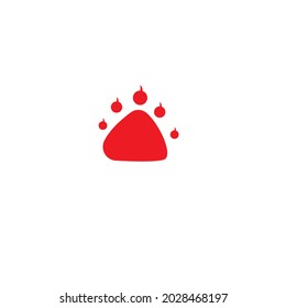 Vector Pow Or Dog Logo Or Minimalist Clipart
