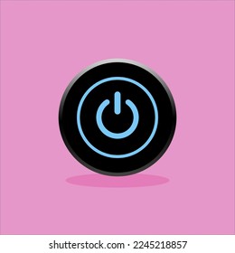 vector power button. suitable for advertising your product.