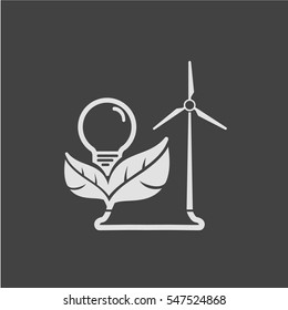 Vector power and energy icon