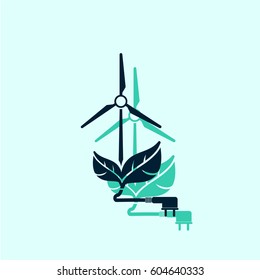 Vector power and energy icons