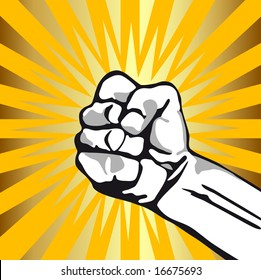 Vector power fist