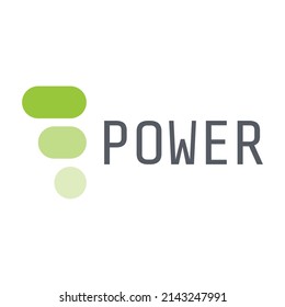 Vector Power Grid, Green Logo.