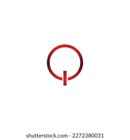 vector power icon on off red color