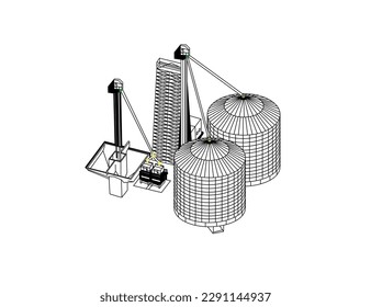 vector power plant fashion star hand drawings