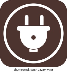Vector Power Plug Icon 
