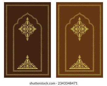 Vector prayer mat ornamental design