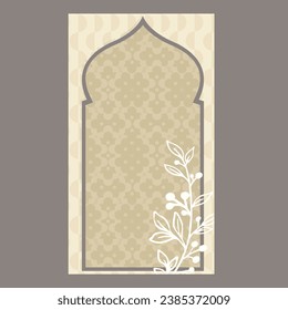 vector prayer rug with beautiful pastel flowers. islamic textile arabic prayer rug.