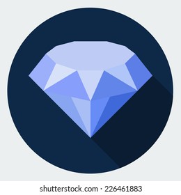 Vector precious gem icon 