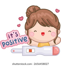 a vector of pregnancy positive
