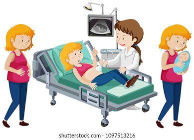A Vector of Pregnant Progression illustration