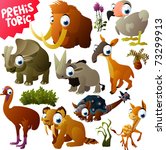 vector prehistoric animals