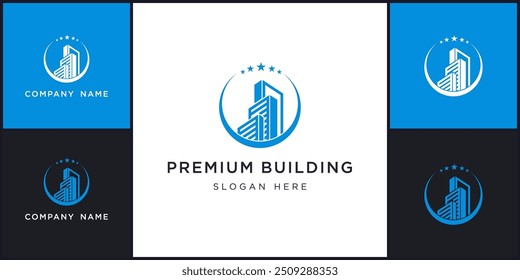 vector of premium building logos and icons, can be used in various media easily, editable