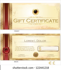 Vector Premium Certificate Template