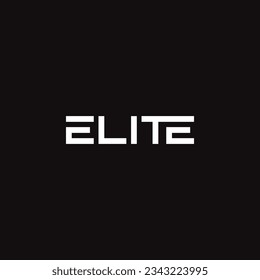 Vector premium ELITE logo design concept