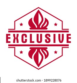 Etiqueta exclusiva de la marca Vector premium aislada en fondo blanco, logotipo del producto o placa de mejor precio, insignia genuina de estilo vintage, símbolo de garantía.