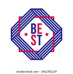 Etiqueta exclusiva de la marca Vector premium aislada en fondo blanco, logotipo del producto o placa de mejor precio, insignia genuina de estilo vintage, símbolo de garantía.